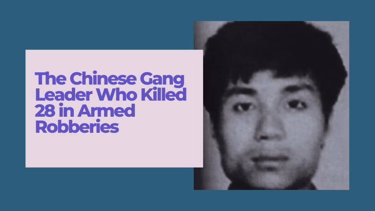 Zhang Jun: The Chinese Gang Leader Who Killed 28 in Armed Robberies